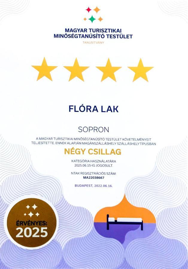 Flora Lak Apartment Sopron Exterior photo